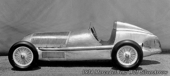 1934 MercedesBenz W25 SilverArrow